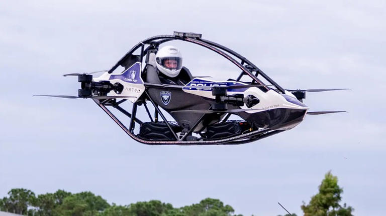Manned drone that sounds like angry wasps is latest police toy ...