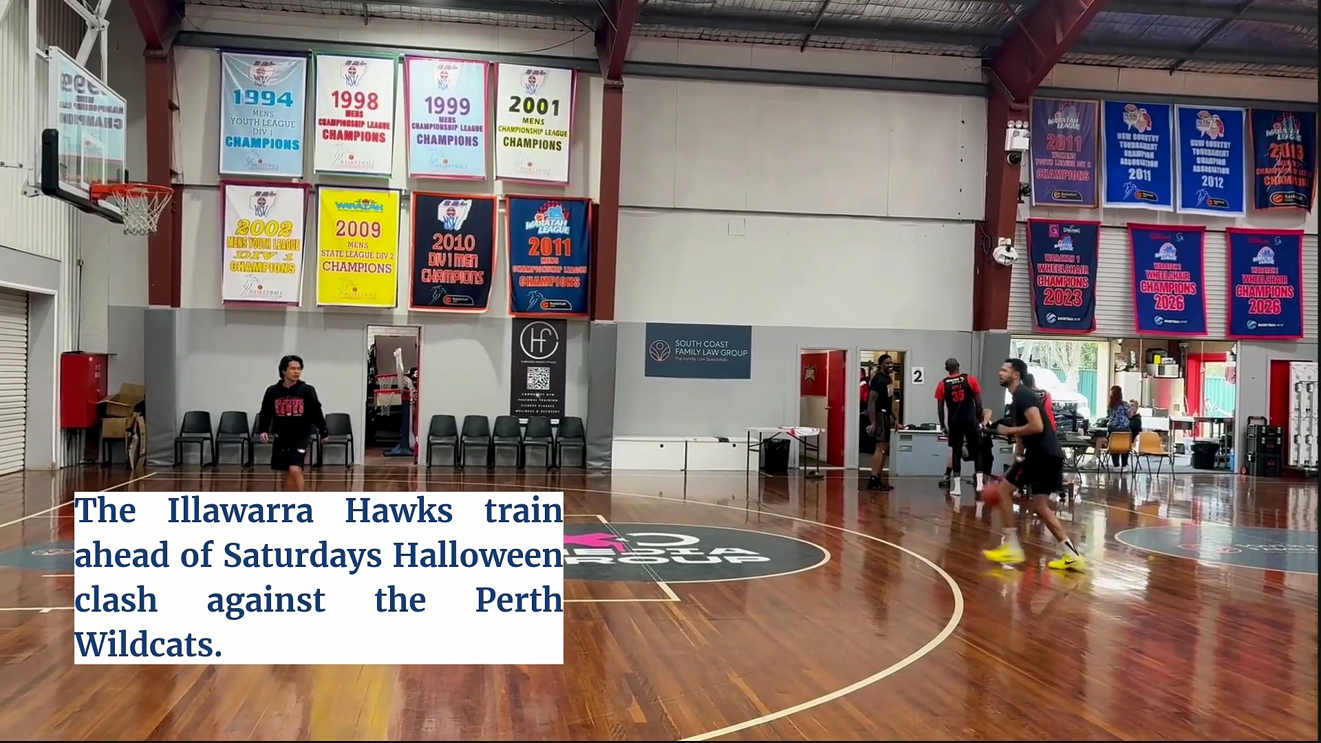 Illawarra Hawks hit the training court