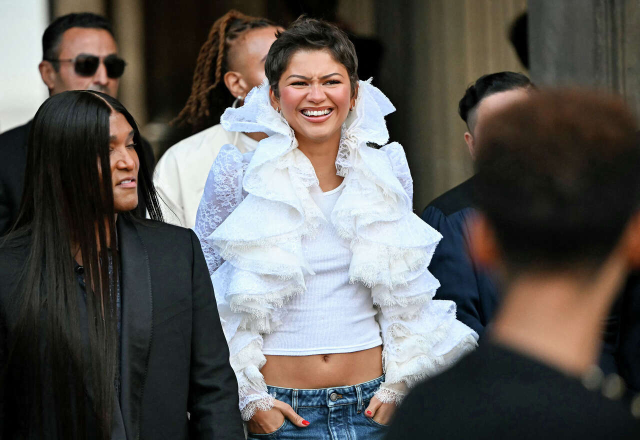 Zendaya makes surprise appearance at nephew's football game in Northern ...