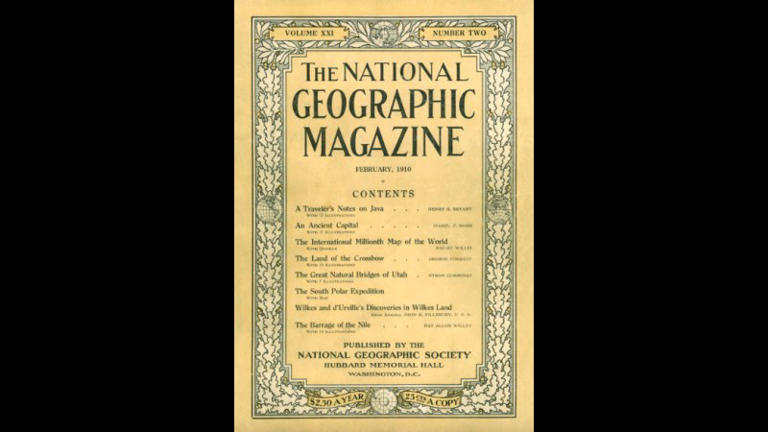 How National Geographic’s yellow border became a global icon