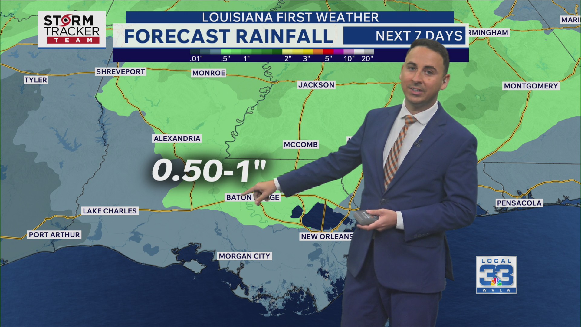 Monday evening forecast: Rain potential this weekend