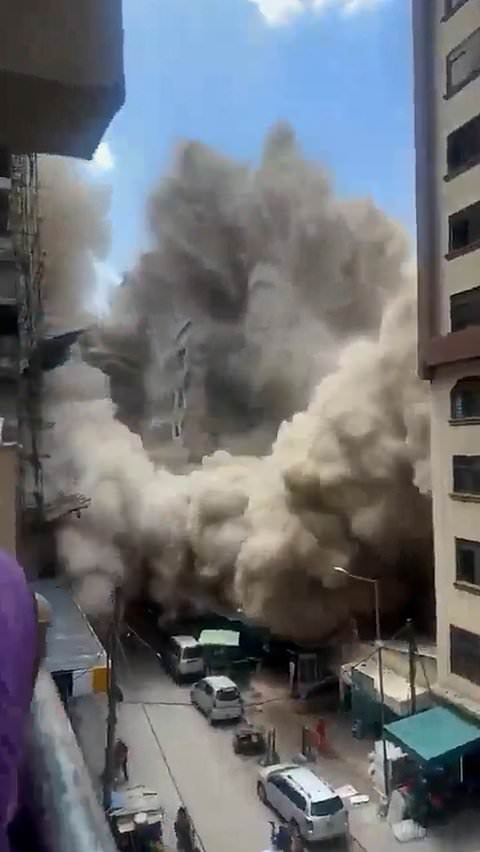 12-story building under construction collapses in Kenya