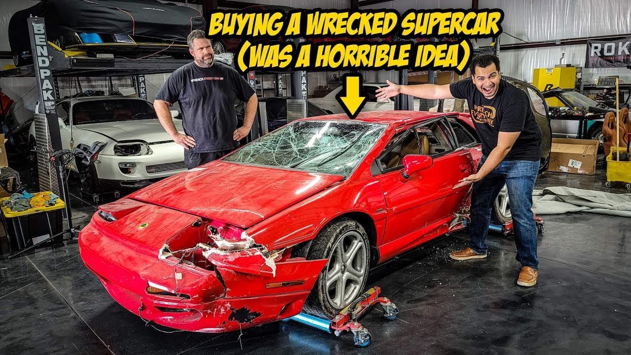 Buying a wrecked supercar was a horrible idea