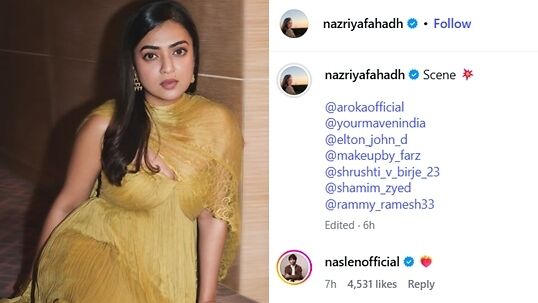 Nazriya Nazim drops new pictures from Scene Dubai event amid dress code ...