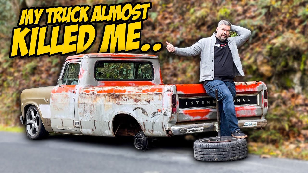 I drove my old truck really hard... and it almost killed me