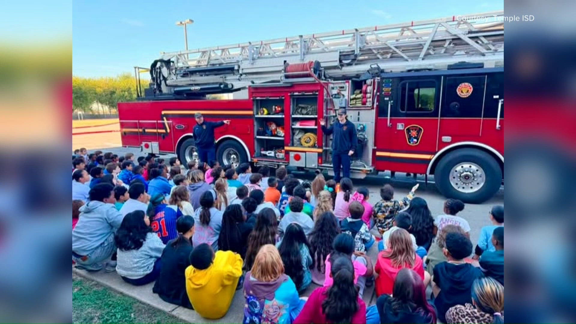 Reason to smile | Temple firefighters teach elementary students ...