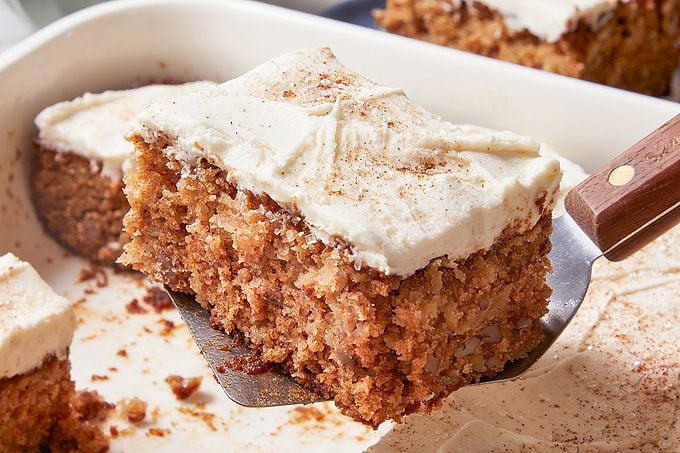 Apple butter snack cake