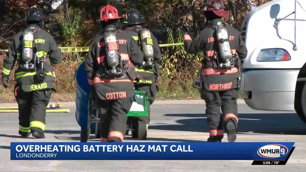 Fire crews called for overheating lithium-ion battery at Londonderry ...