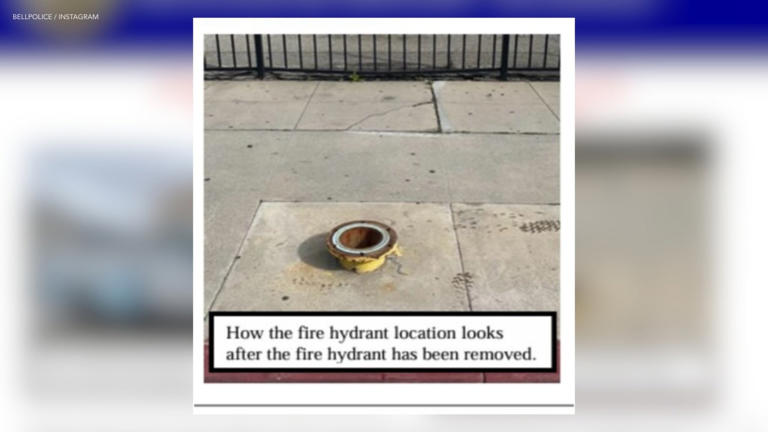 Police warn of rise in fire hydrant thefts in southeast Los Angeles