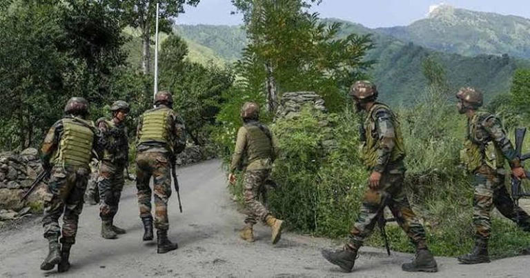 Search operation in Kathua village