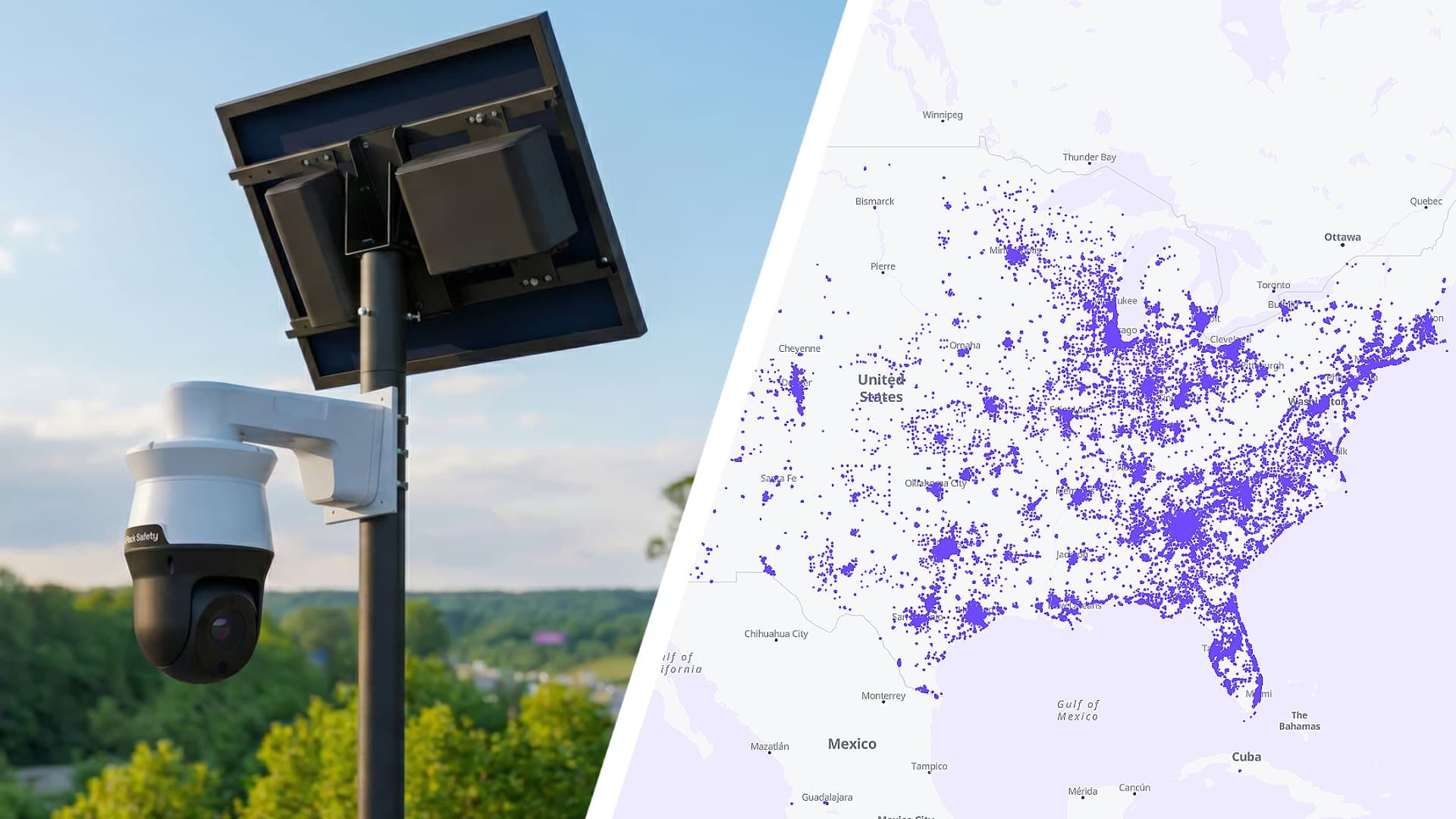 New Flock map locates 200,000 of the controversial cameras around the world