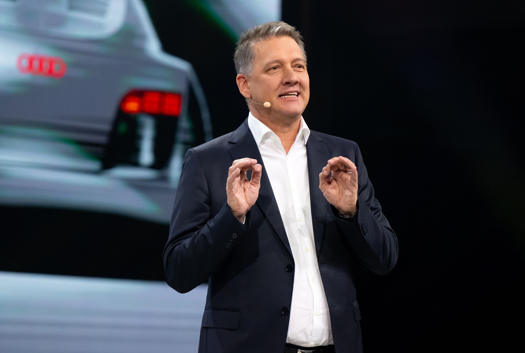 Audi chief's appearance at Trump rally sparks outrage in Germany