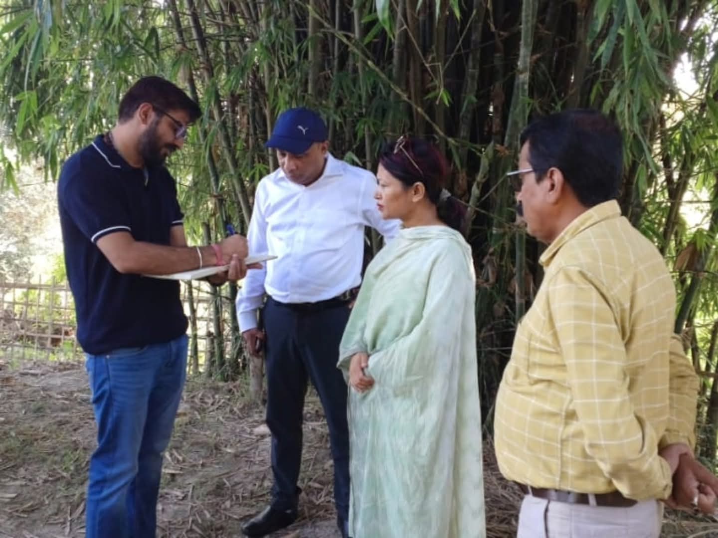Golaghat DC inspects site of proposed Brahmaputra underwater road-cum ...