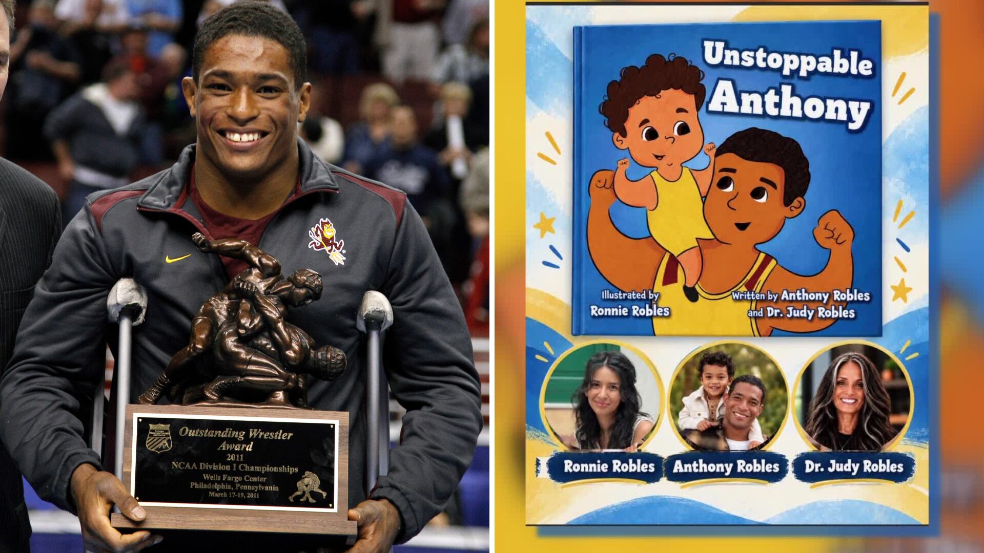ASU wrestling champion turns 'unstoppable' journey into children's book