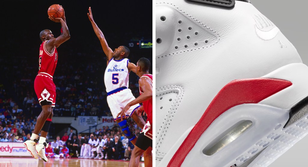 Michael Jordan's Air Jordan 6 white infrared gets best look yet