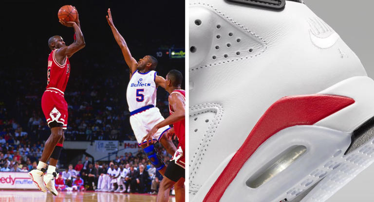 Michael Jordan's Air Jordan 6 white infrared gets best look yet
