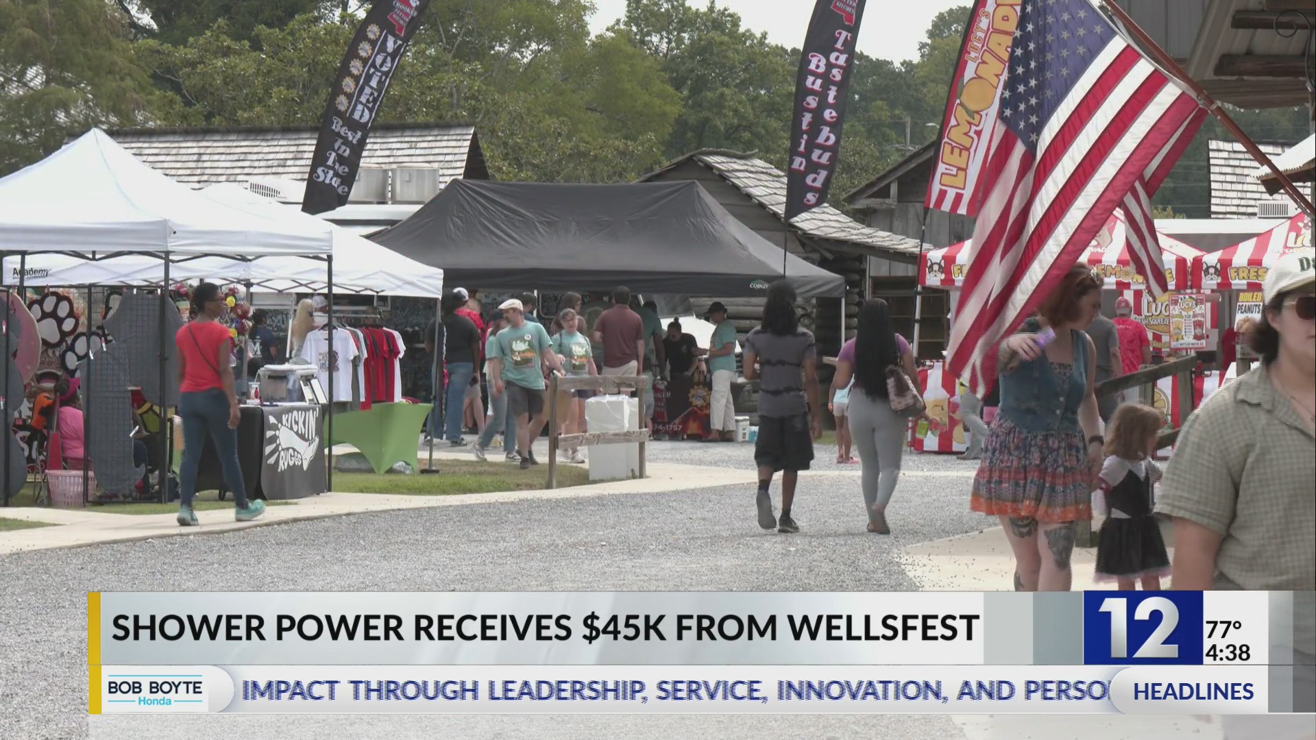 Shower Power receives $45K from WellsFest 2026