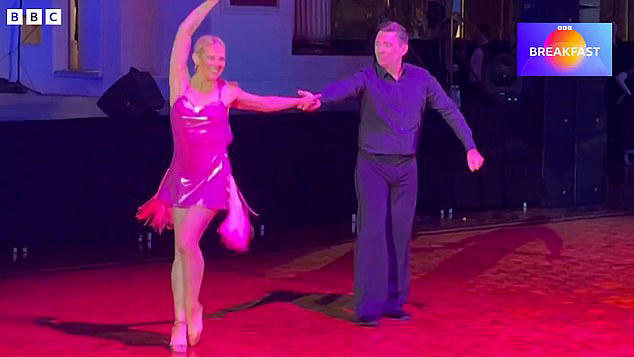 Moment Andy Burnham dances to Livin' La Vida Loca at charity event for ...