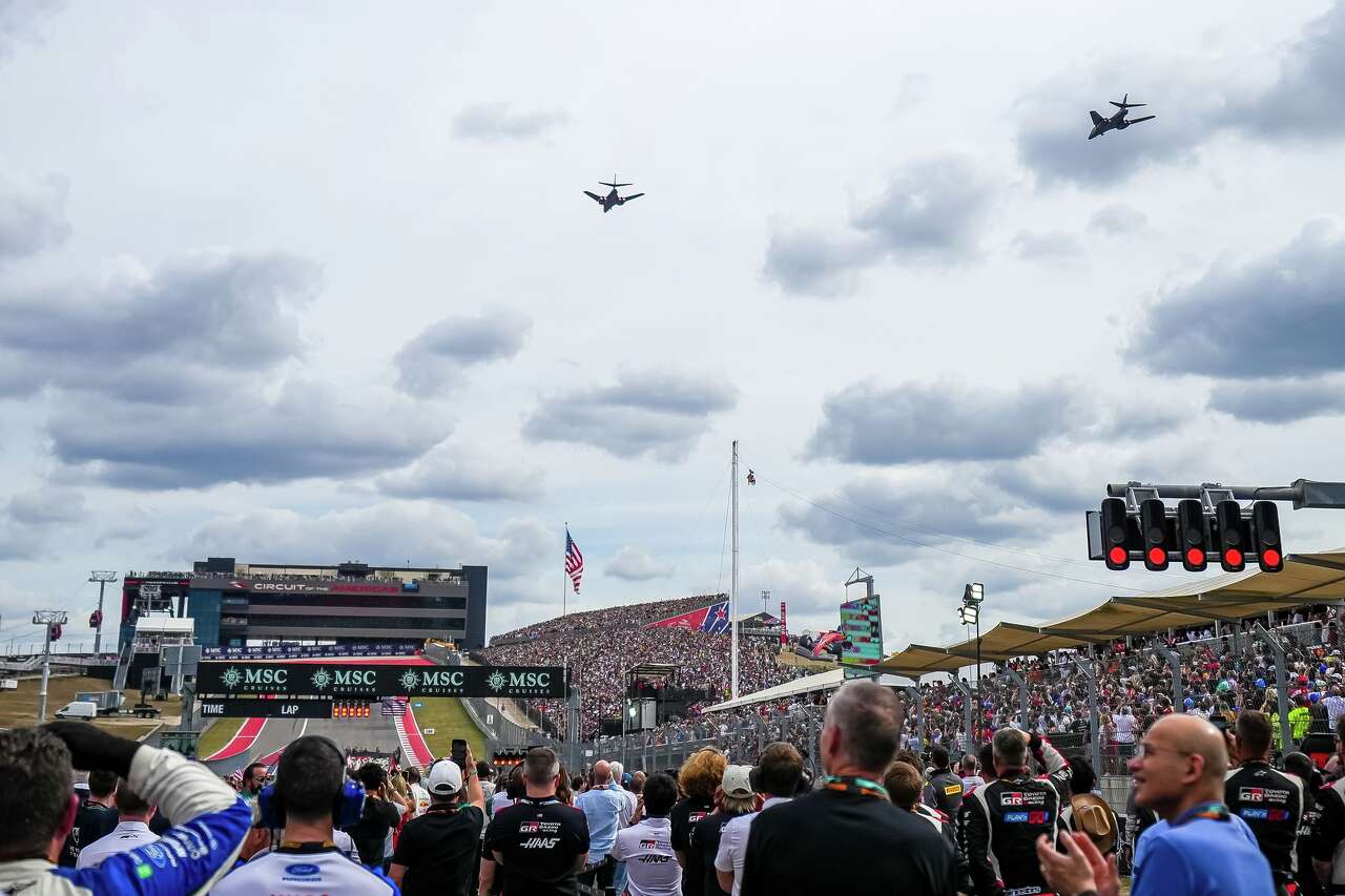 The sound just lingers like thunder: Military aircraft fly over Austin ...