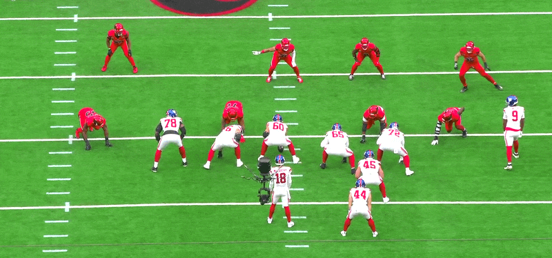 How did the NY Giants spark their running game?