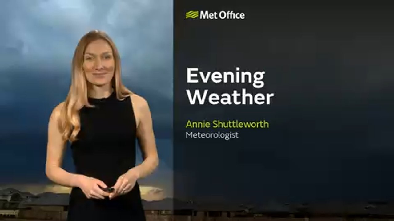 Met Office Friday evening weather forecast 13/03/2026