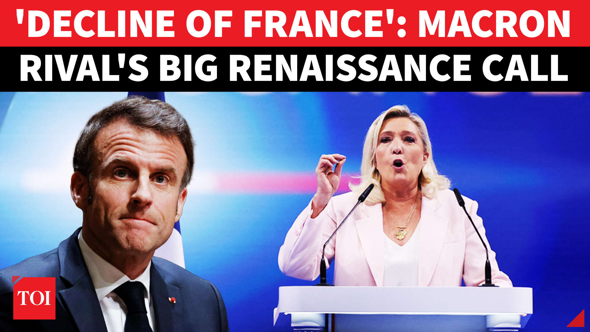 'Ruin, decline erasure': French leader unloads on Macron in fiery ...