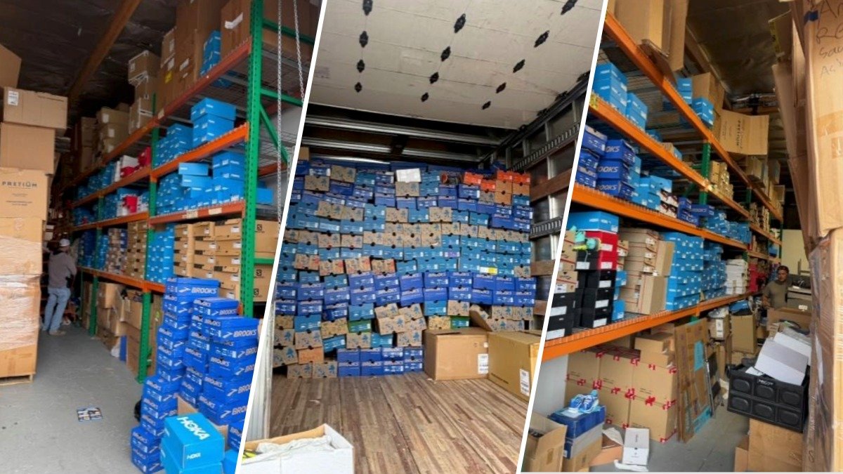 LAPD seizes $1M in stolen shoes, backpacks from Chatsworth business