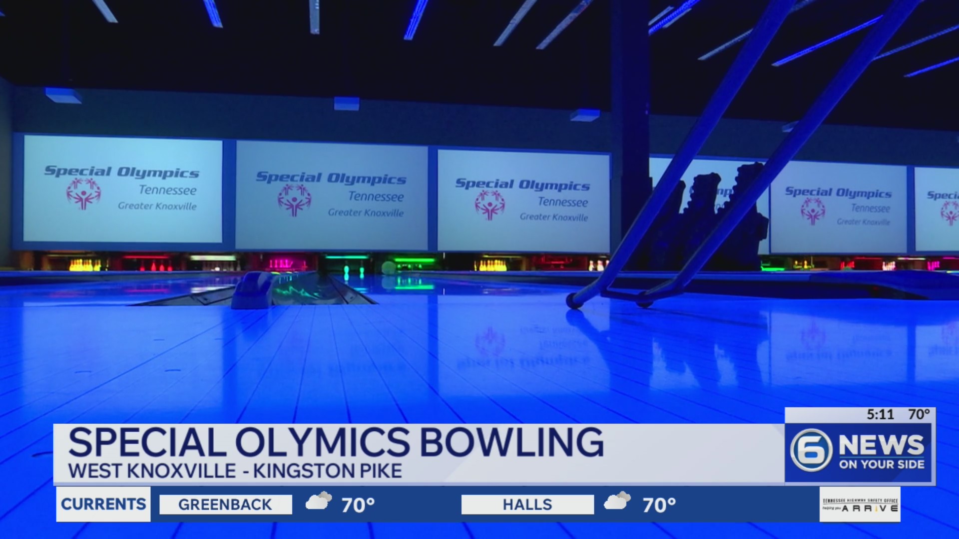 Students show off bowling skill during Special Olympics event