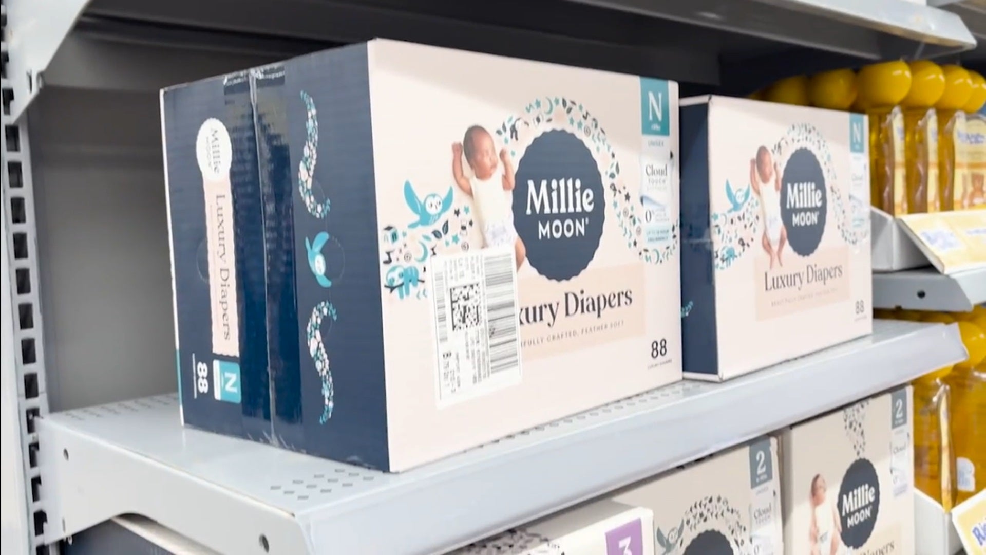 Safety warning on Millie Moon diapers