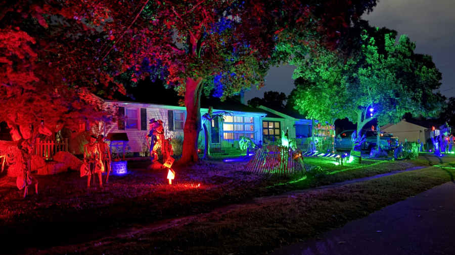 Agawam home lights up neighborhood with elaborate Halloween display