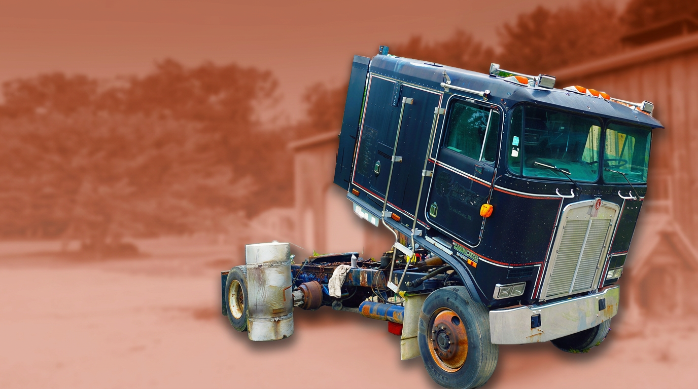 A Kenworth truck starts after 25 years