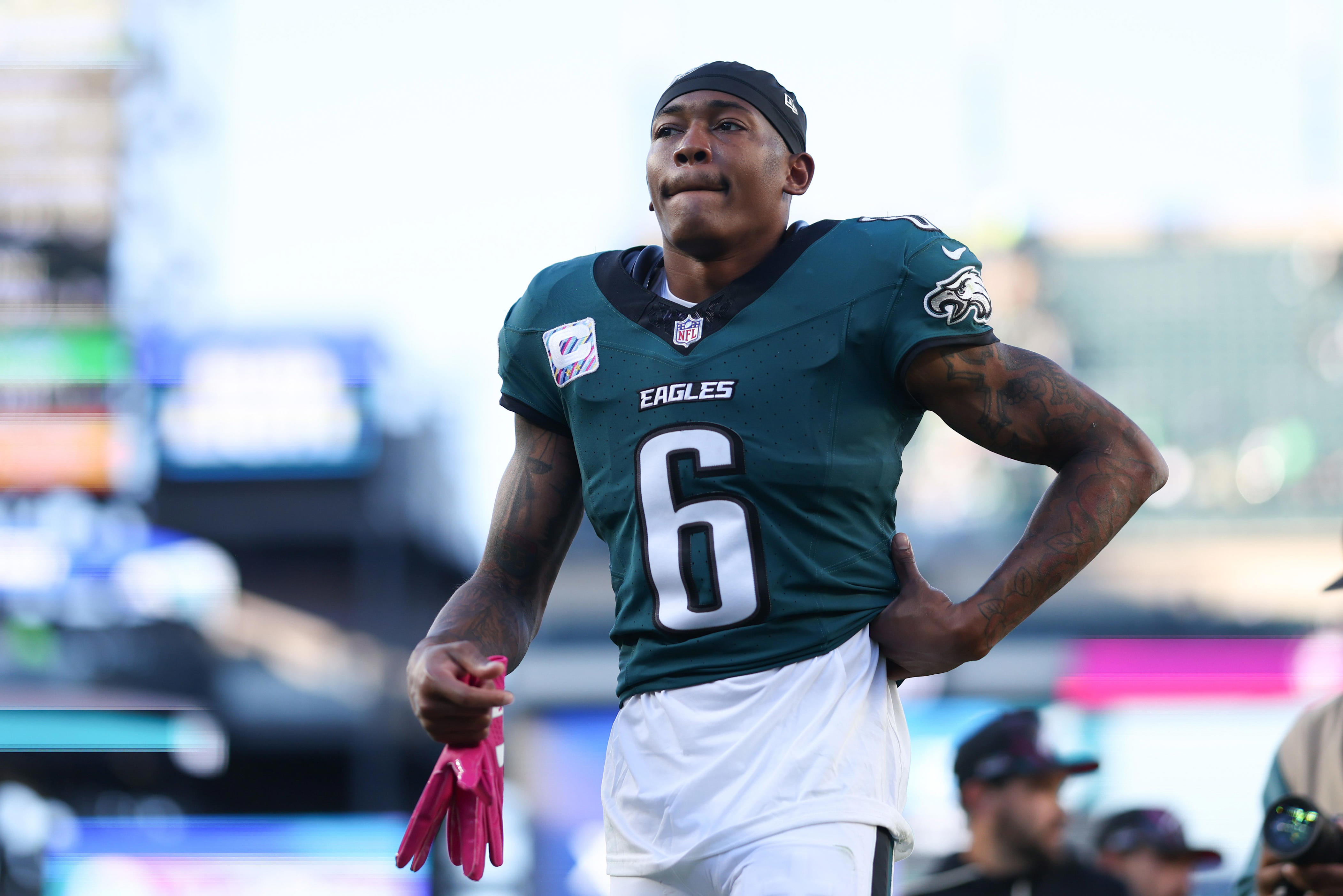 When will DeVonta Smith come back to the Eagles?
