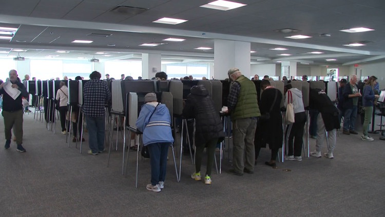Northeast Ohio voters push through long wait times as early voting ...