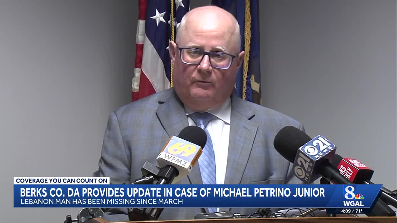 Berks County DA updates case of missing Lebanon man