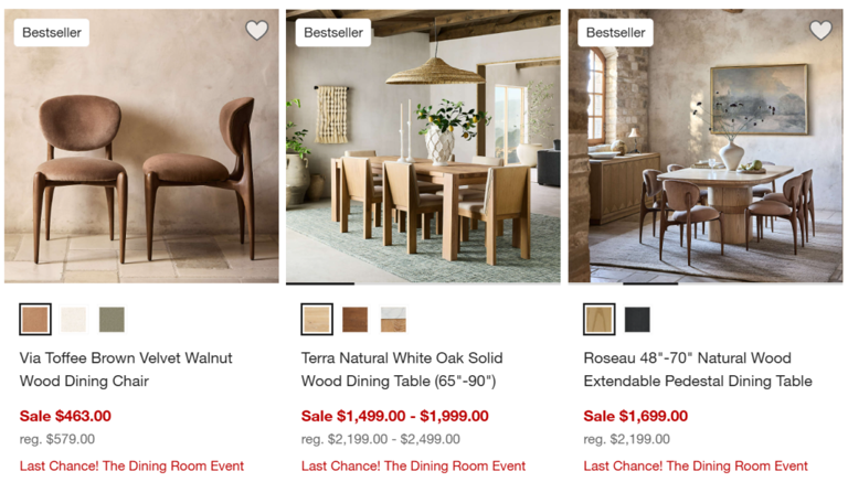 Crate & Barrel sale: Save up to 60% on home favorites!