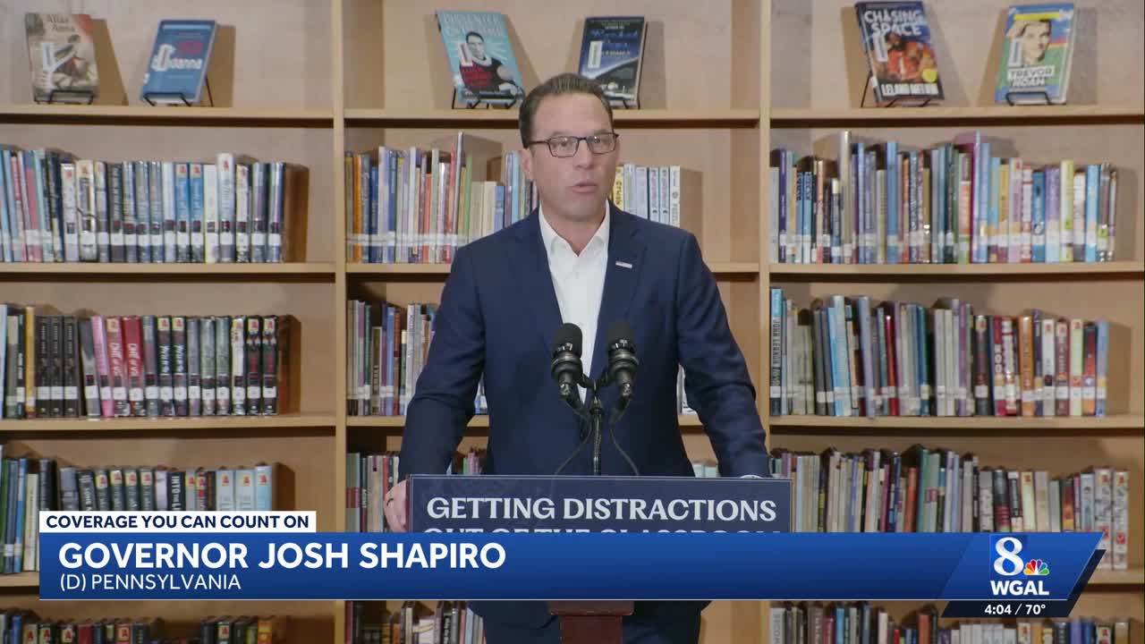 Shapiro signs bill banning cellphones in public school classrooms