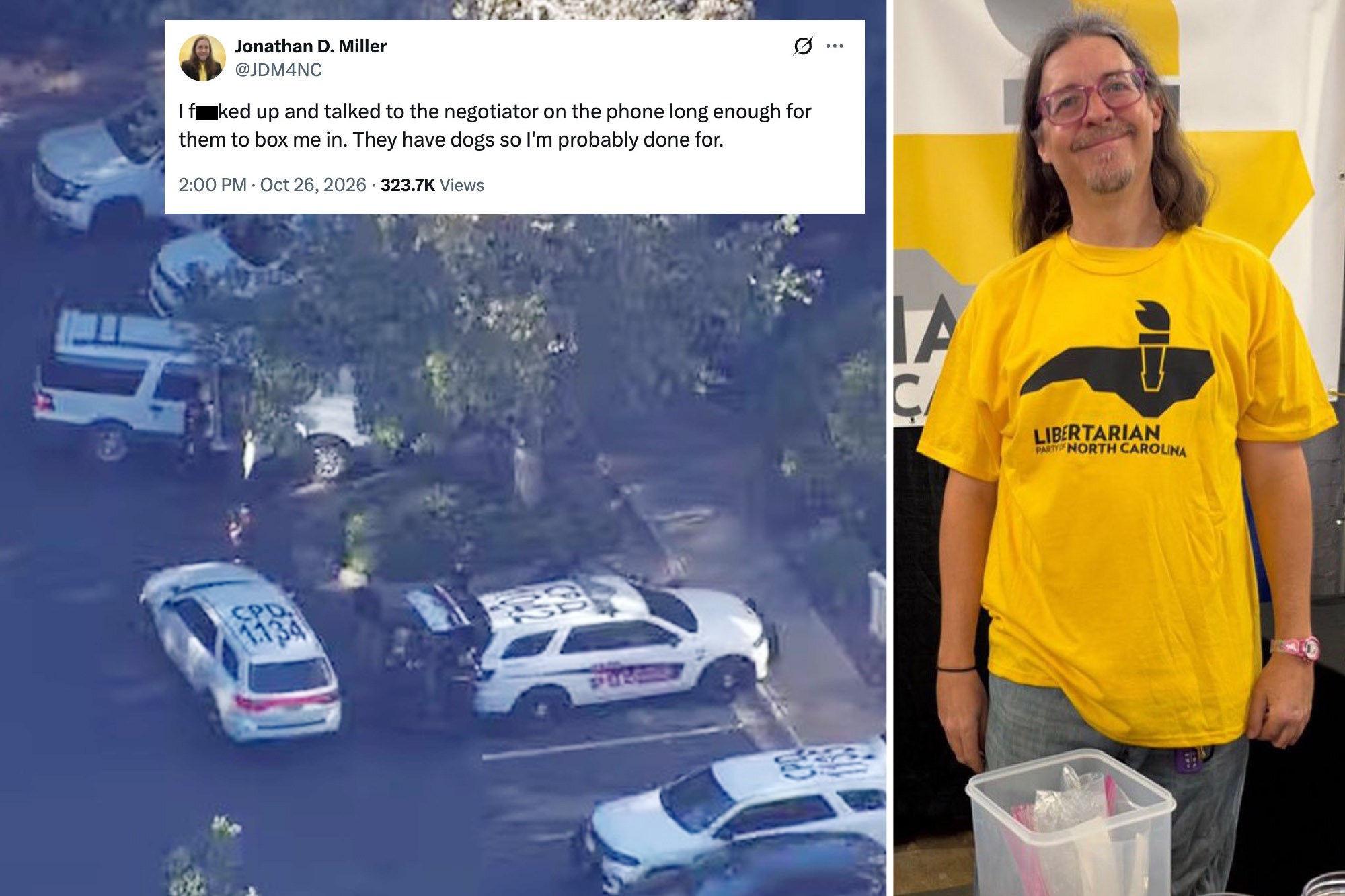 Unhinged NC state Senate candidate arrested after live-posting through ...
