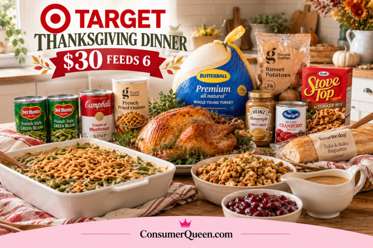 Target Thanksgiving dinner for 6 is just $30 in 2026!