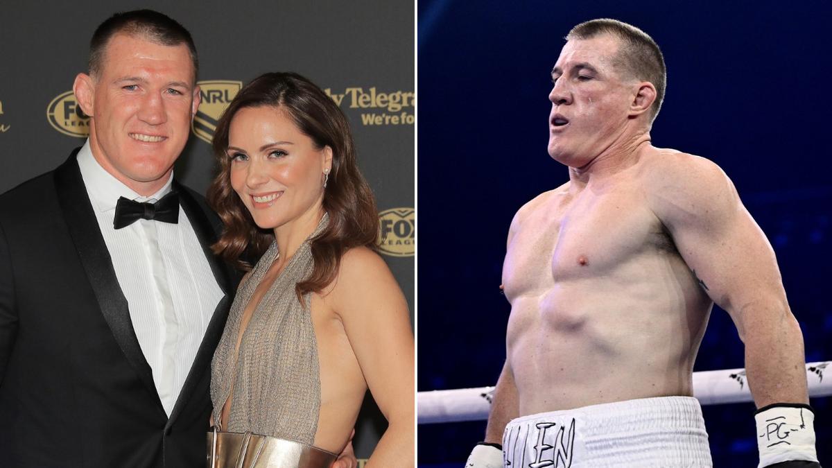 Paul Gallen’s wife fuming over boxing comeback but ex-NRL star ...
