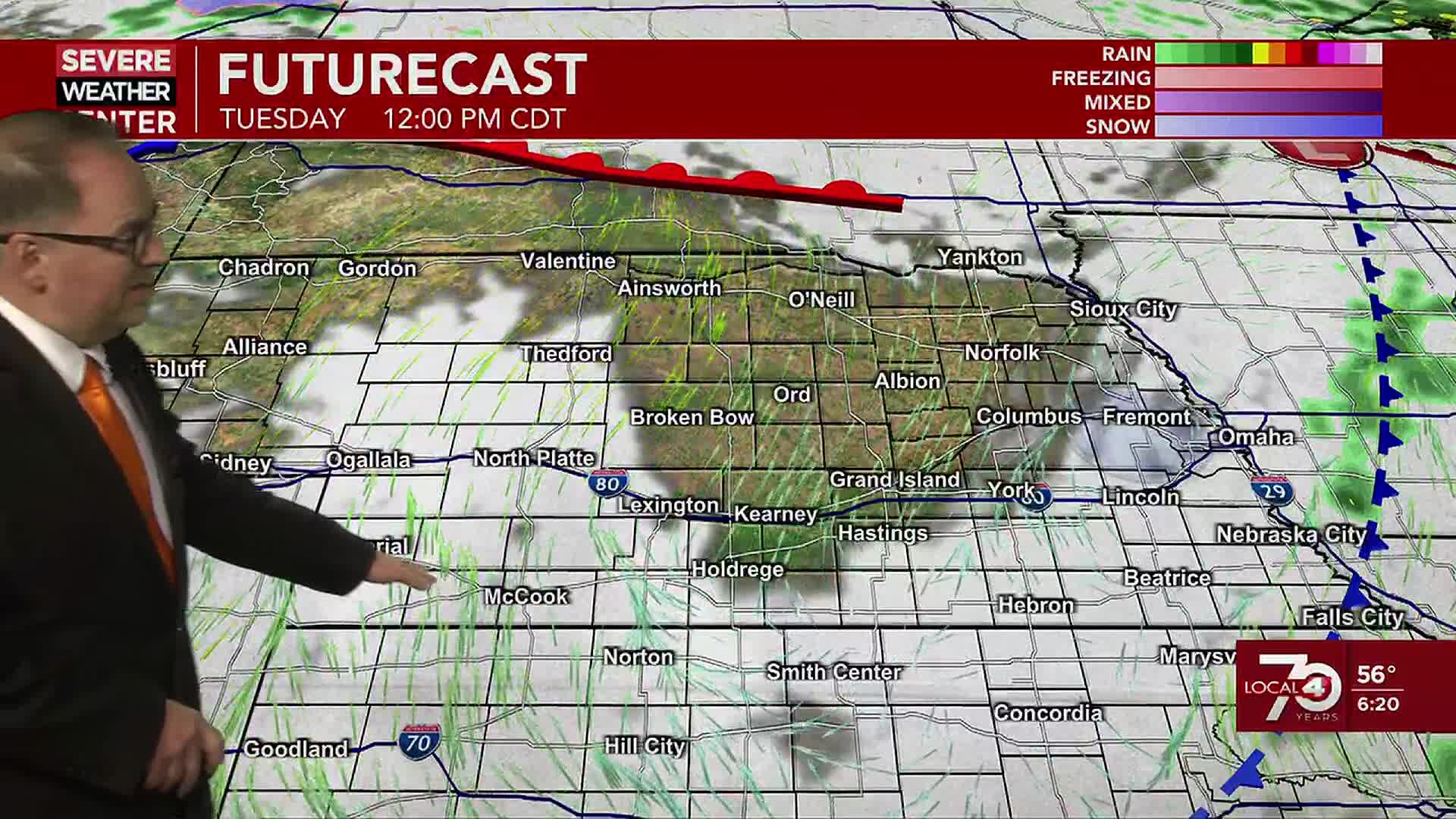 Rain moves out, mild fall temperatures move in