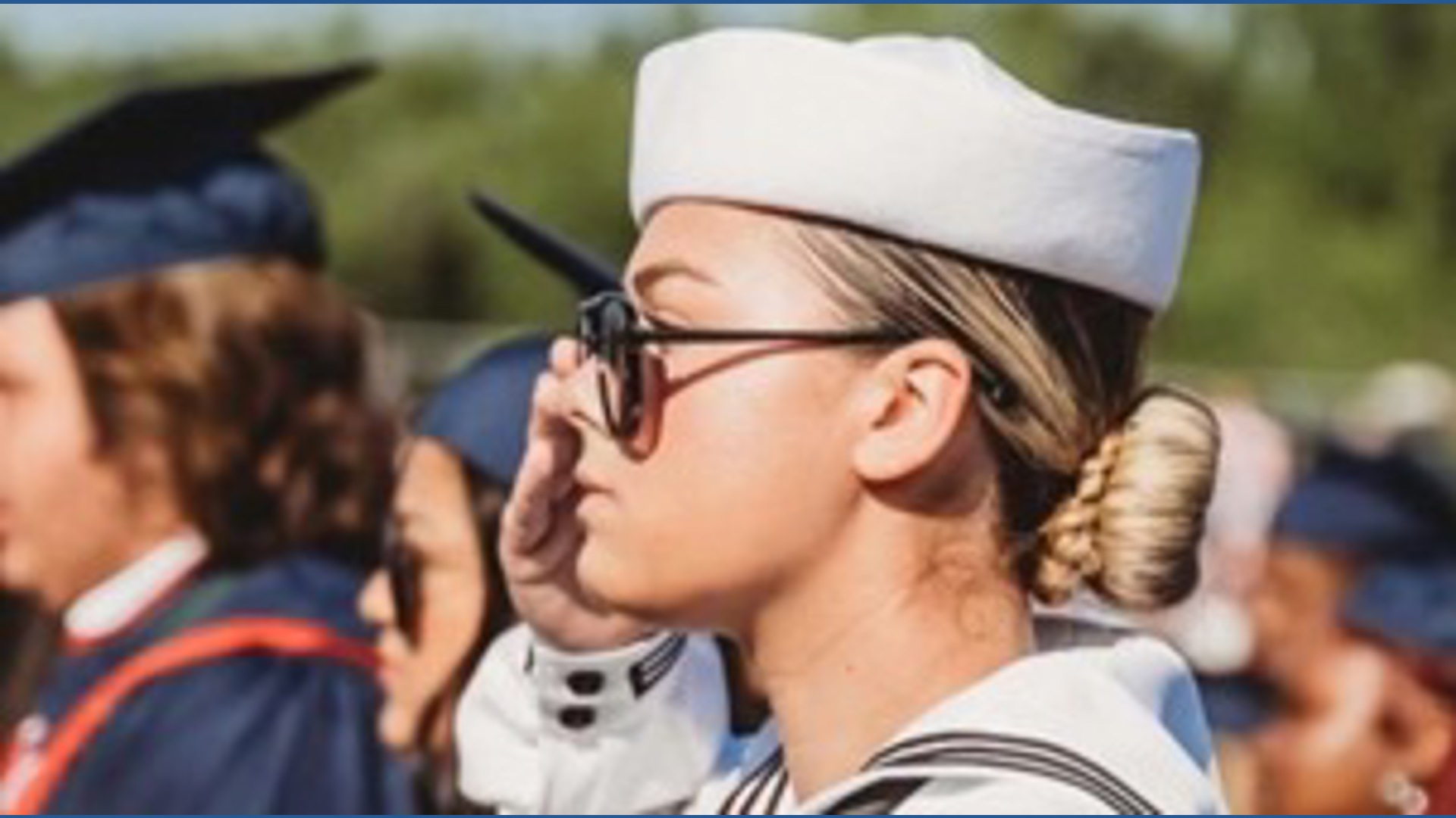 Lamar County kindergarten class honors Navy sailor