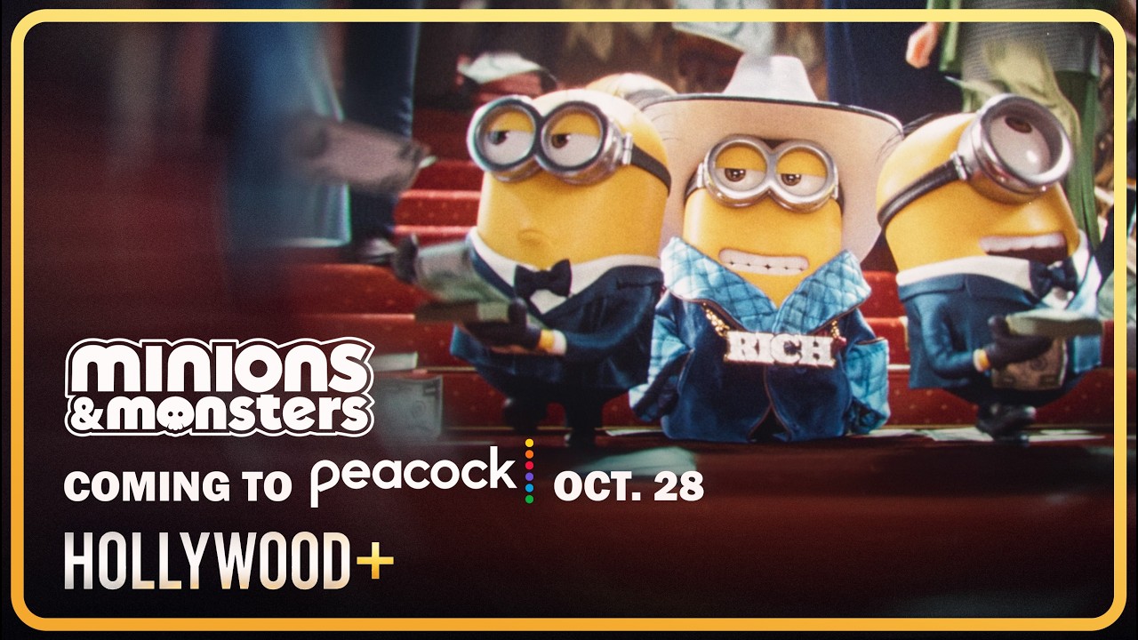 Minions & monsters | Coming to Peacock October 28th