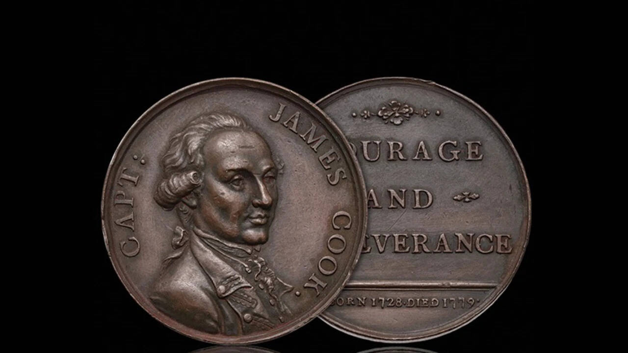 Man buys box of old medals for £25, discovers rare Captain Cook medal ...