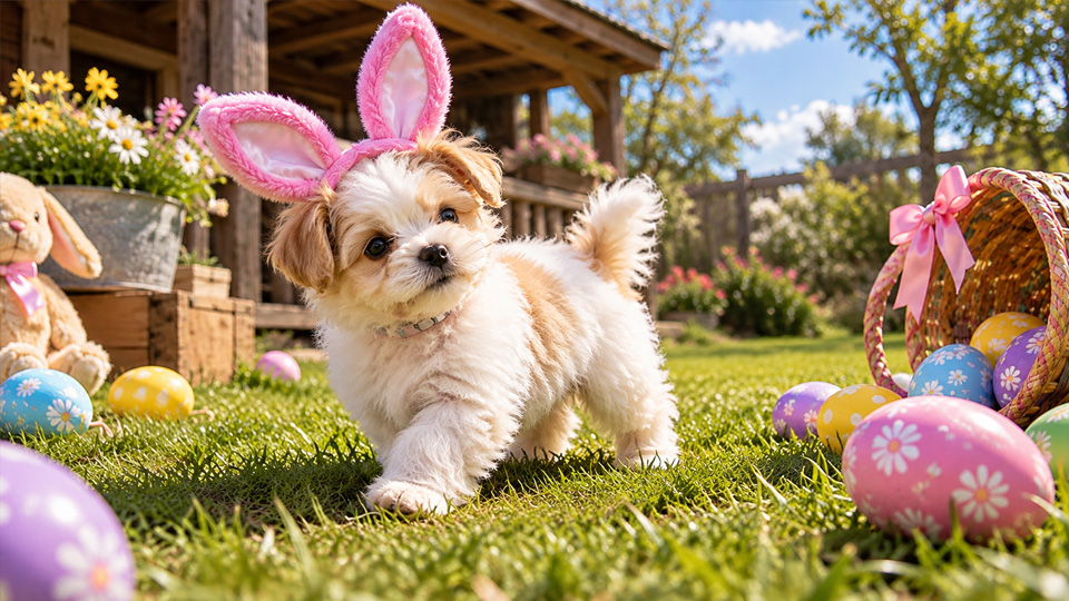 Puppy Easter brings the cutest holiday adventure