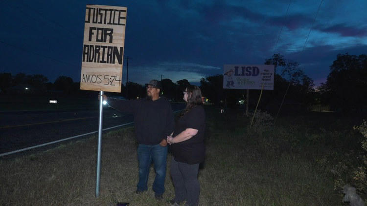Protest outside Lindale elementary school calls for justice for 8-year ...