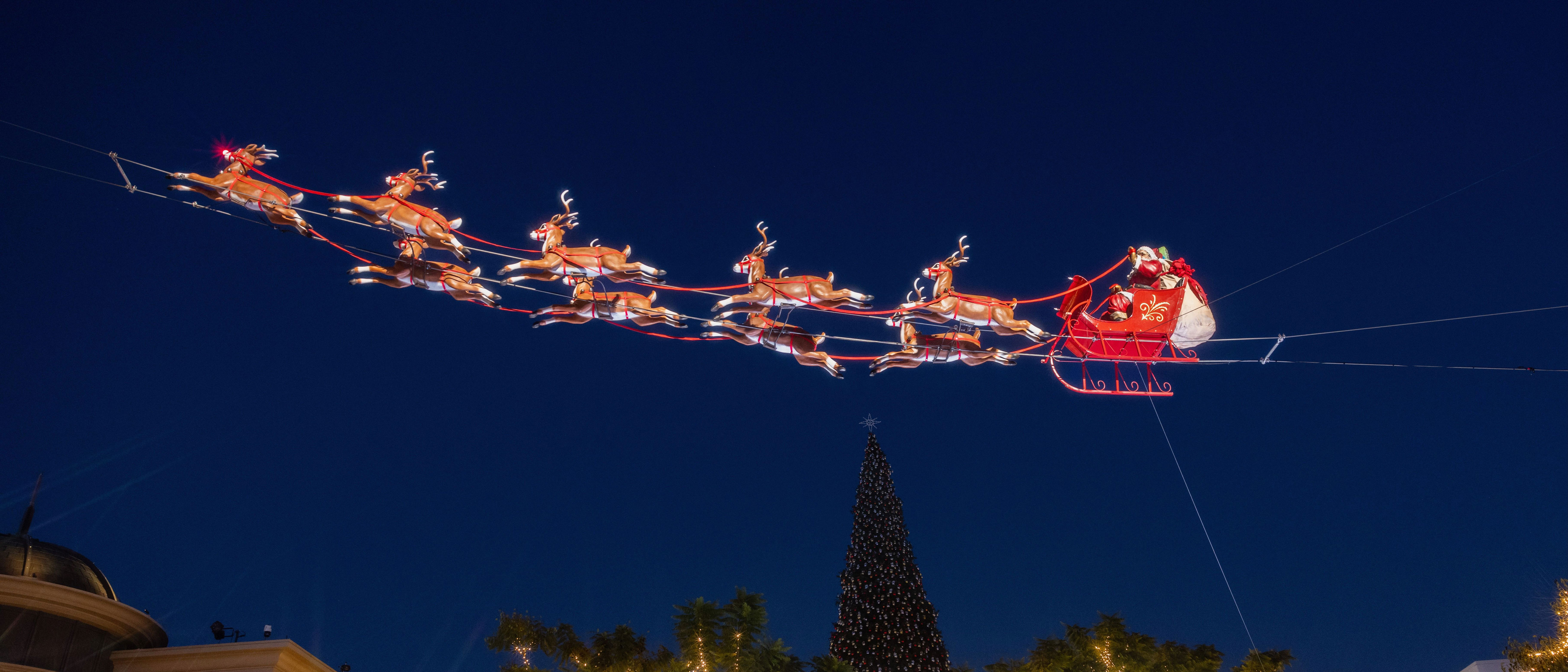 Thankfully, Santa's sleigh doesn't run on diesel