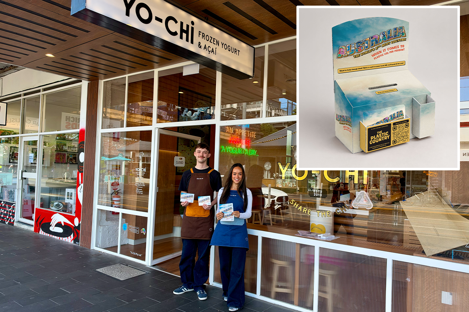 Yo-Chi launches free retro item in store as plastic waste issue exposed