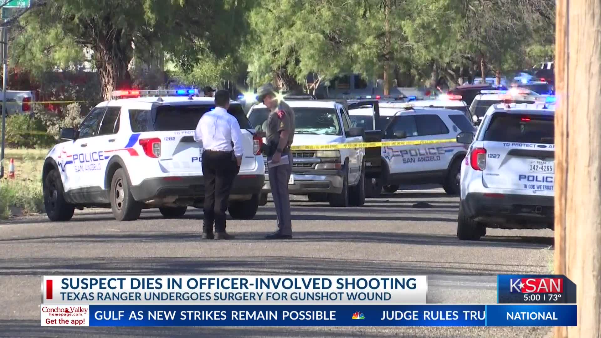 Suspect dead following shootout with Texas DPS trooper in San Angelo