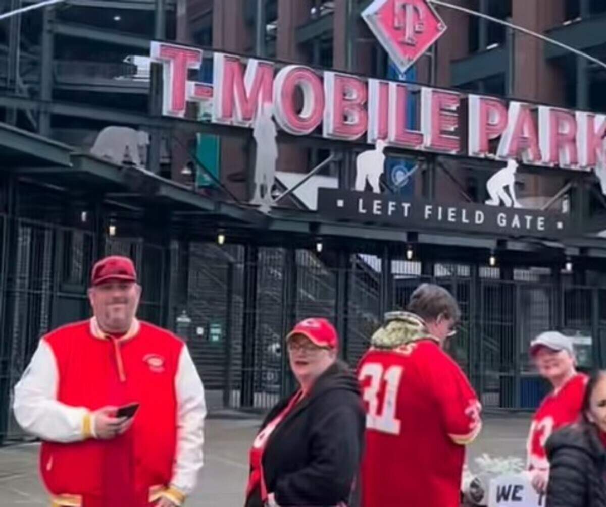 Seattle fans were irked that a Chiefs party was held at Mariners stadium