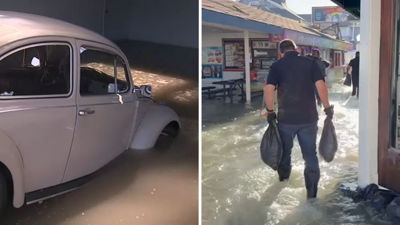 Newport Beach, Long Beach race to clean up flood damage as higher tides threaten SoCal coast